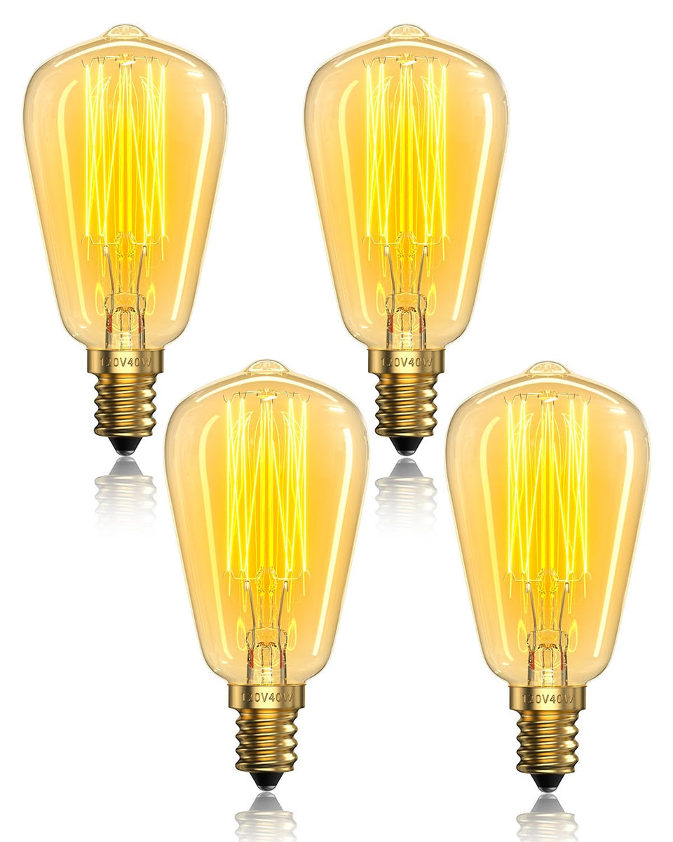 DoRight 40W ST38 wax warmer bulb with vintage glow for cozy spaces