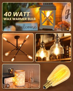 DoRight E12 Edison base bulb emitting soft white 2200K light for evenings