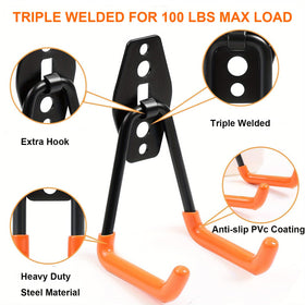 Dorisy medium square garage hook keeping tools tidy and accessible