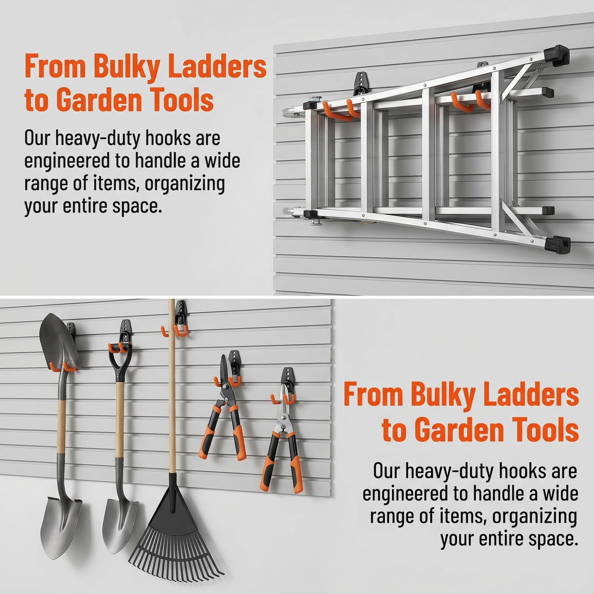 Dorisy small J-hook fitting compact tools with a secure grip