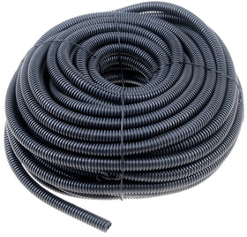 Dorman 86632 flex split conduit unrolled to show routing flexibility and protection.