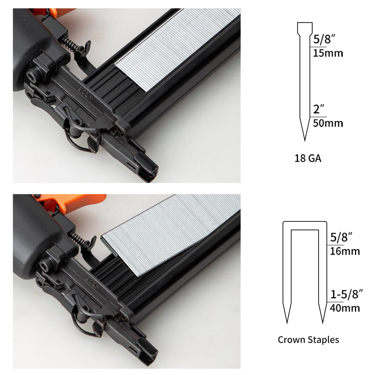 Dotool depth adjustment control for surface-friendly nail depth