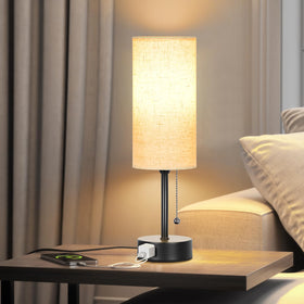 Dott Arts lamp dimensions 15d x 4.4w x 4.4h fit small spaces.