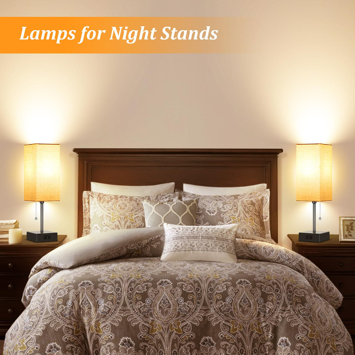 Dott Arts minimalist table lamp suits bedroom, living room, and office.