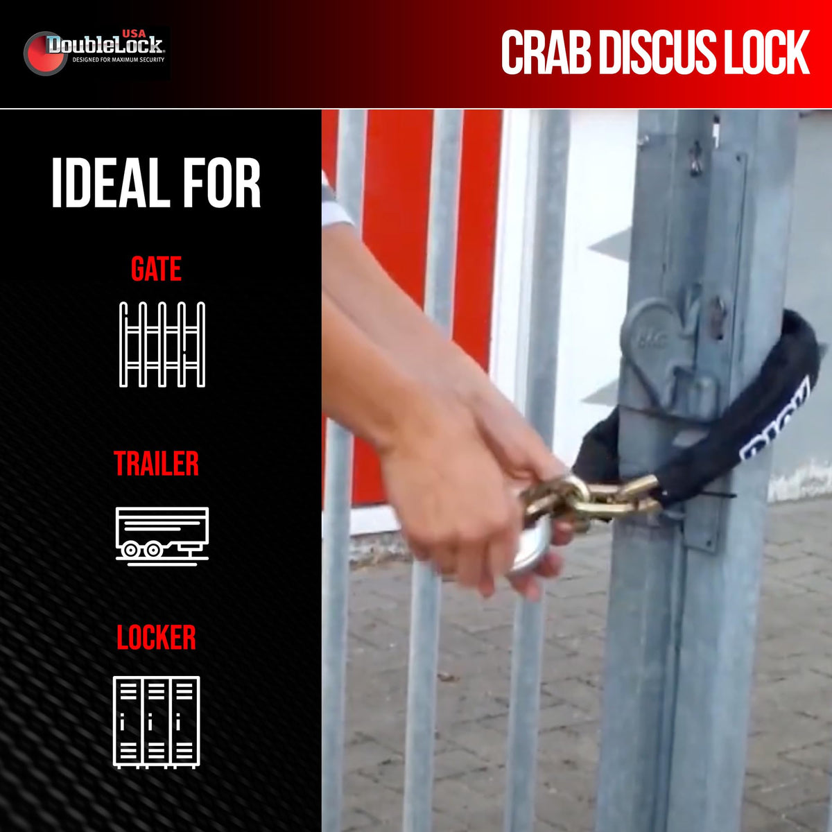 DoubleLock Crab 2.0 5-key system close-up for secure access control