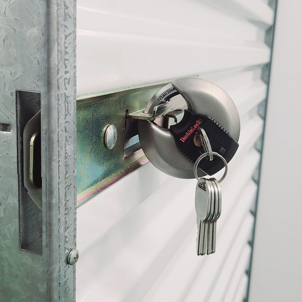 DoubleLock Crab 2.0 key insertion area shows precision mechanism for smooth operation