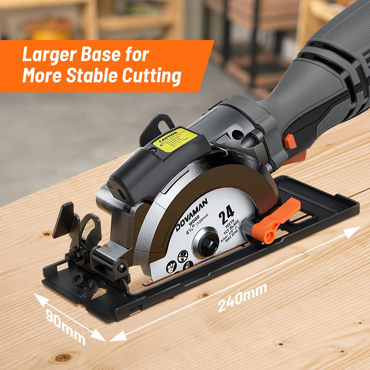 DOVAMAN circular saw blade kit for quick material-specific blade changes.