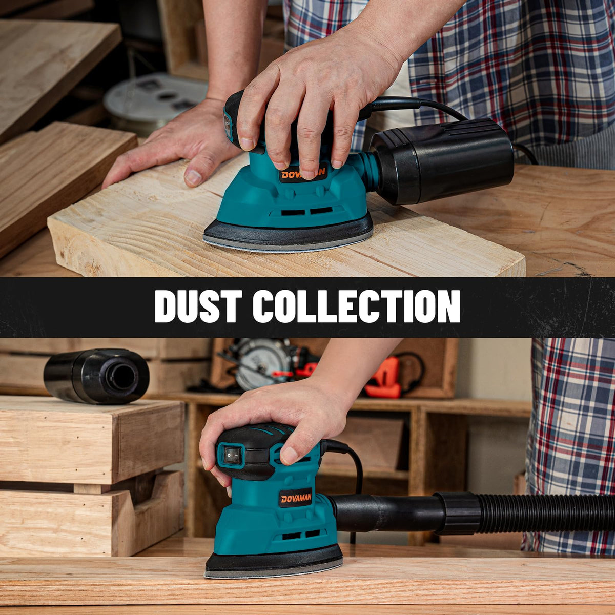 DOVAMAN DLS03A compact design fits tight spaces for detail work