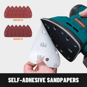 DOVAMAN DLS03A sandpaper clip-base for quick, secure changes