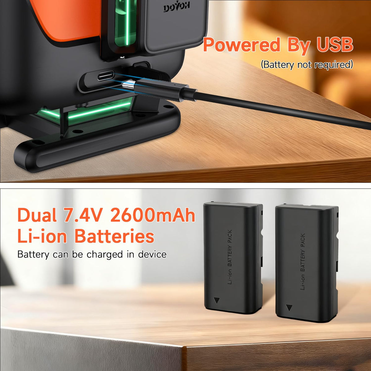 DOVOH 4D laser level self-leveling indicator for quick setup