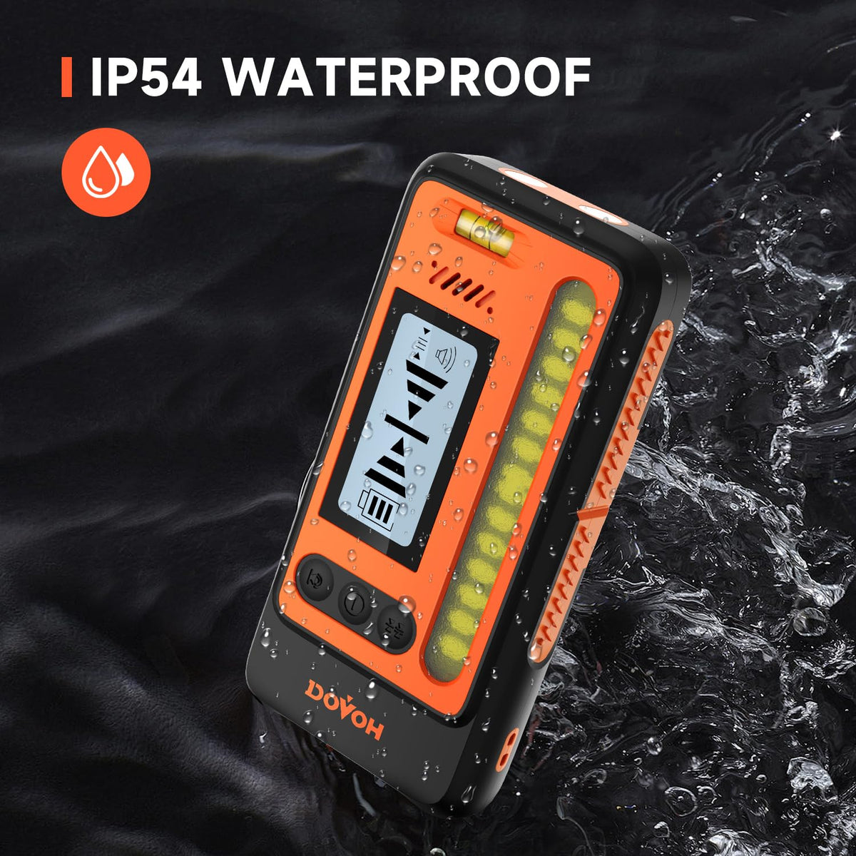 Bundle-ready DR1 paired with DOVOH H3 laser level for extended range.