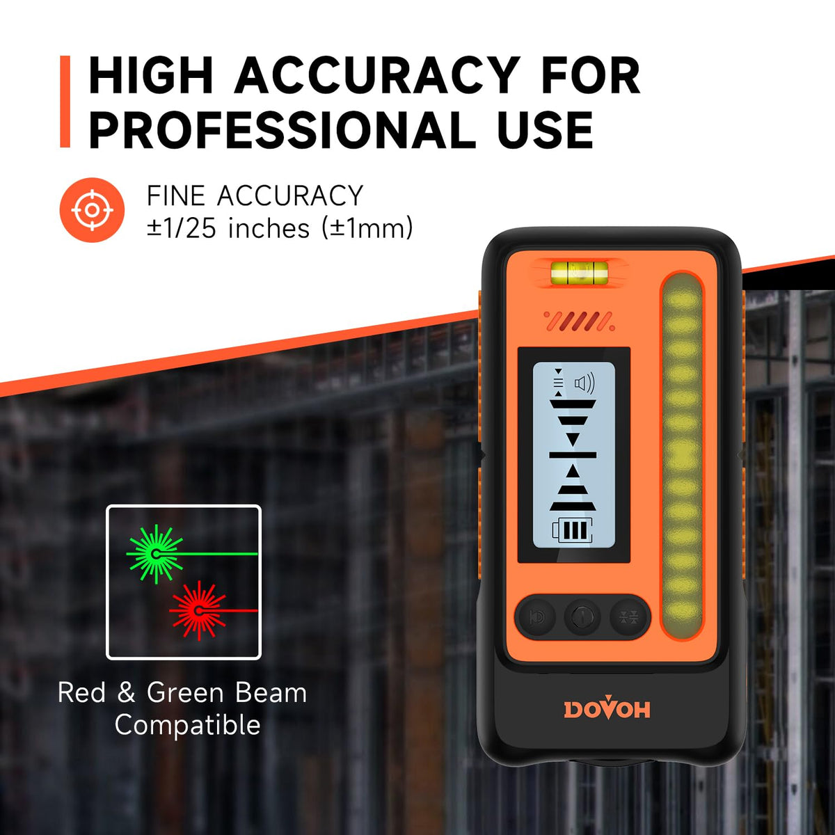 DR1 demonstrates sunlight performance with a bright outdoor beam.
