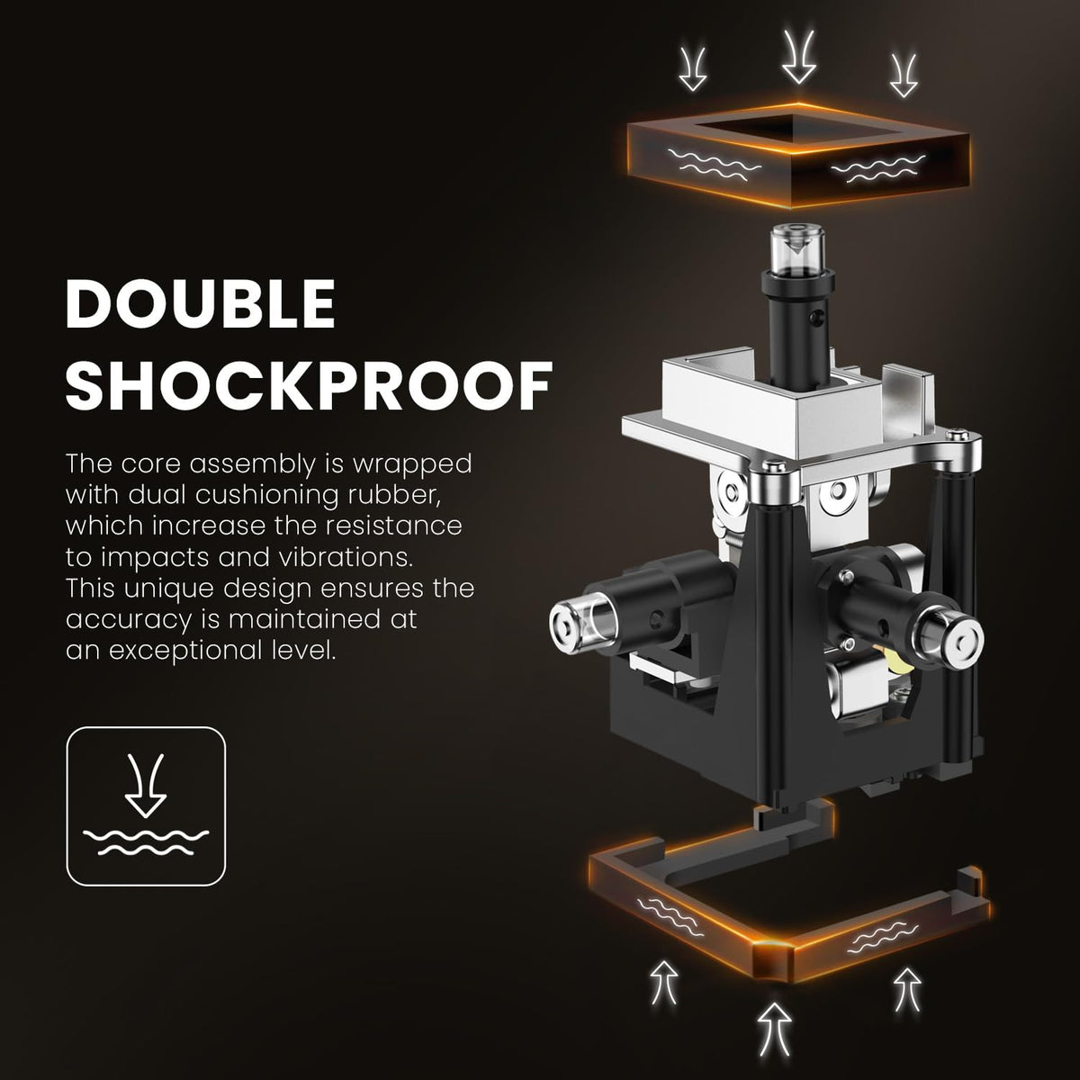 DOVOH H3-360G target plate included for quick beam reference.