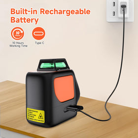 DOVOH dual plumb dots aid rapid vertical alignment.