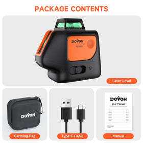DOVOH pulse mode with receiver extends range to 197 feet.