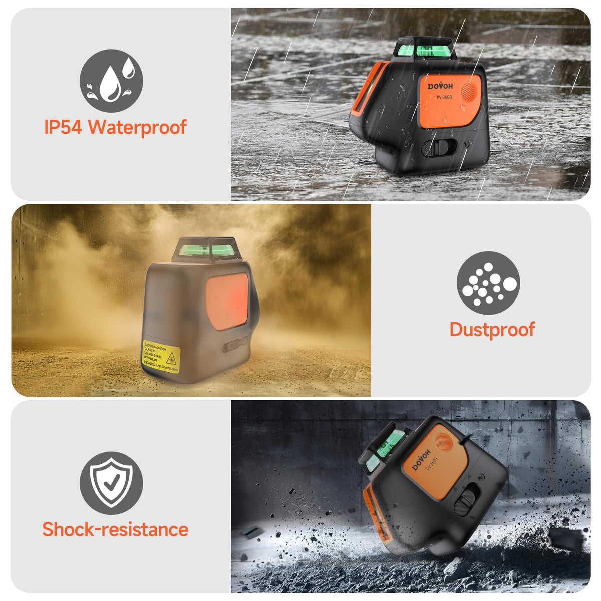 DOVOH 2600mAh rechargeable battery lasts up to 10 hours.