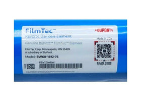 Dimensions of the Dow FilmTec BW60-1812-75 showing 11.75 inch length and 1.75 inch diameter.