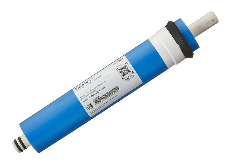 Dow FilmTec TW30-1812-100HR membrane shipped dry for longer shelf life and easy prep.