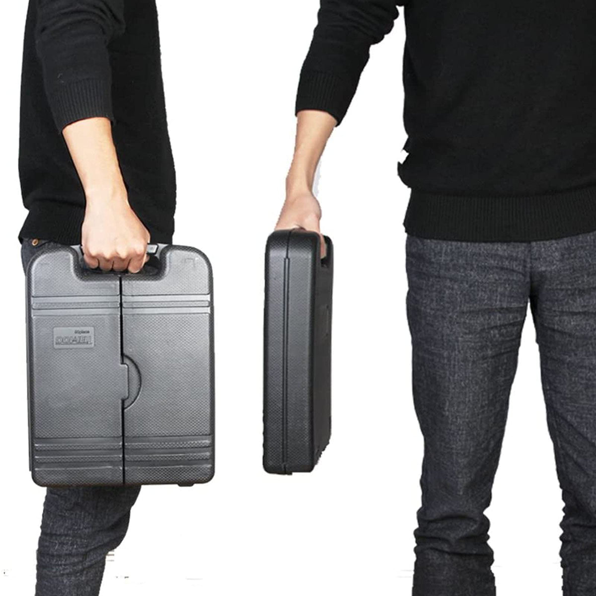 DOWELL 90-piece tool set compact storage case protects tools on site.