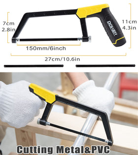 DOWELL 10in hacksaw frame ideal for tight spaces and versatility