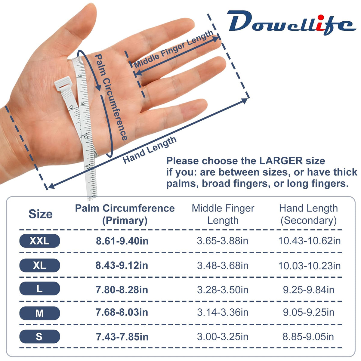 Dowellife mandoline slicing ready glove for safe kitchen prep.