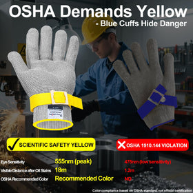 Dowellife ANSI A9 glove universal fit demonstrated for ambidextrous use in kitchens