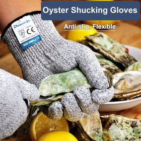 Dowellife cut resistant gloves for fish filleting with secure grip