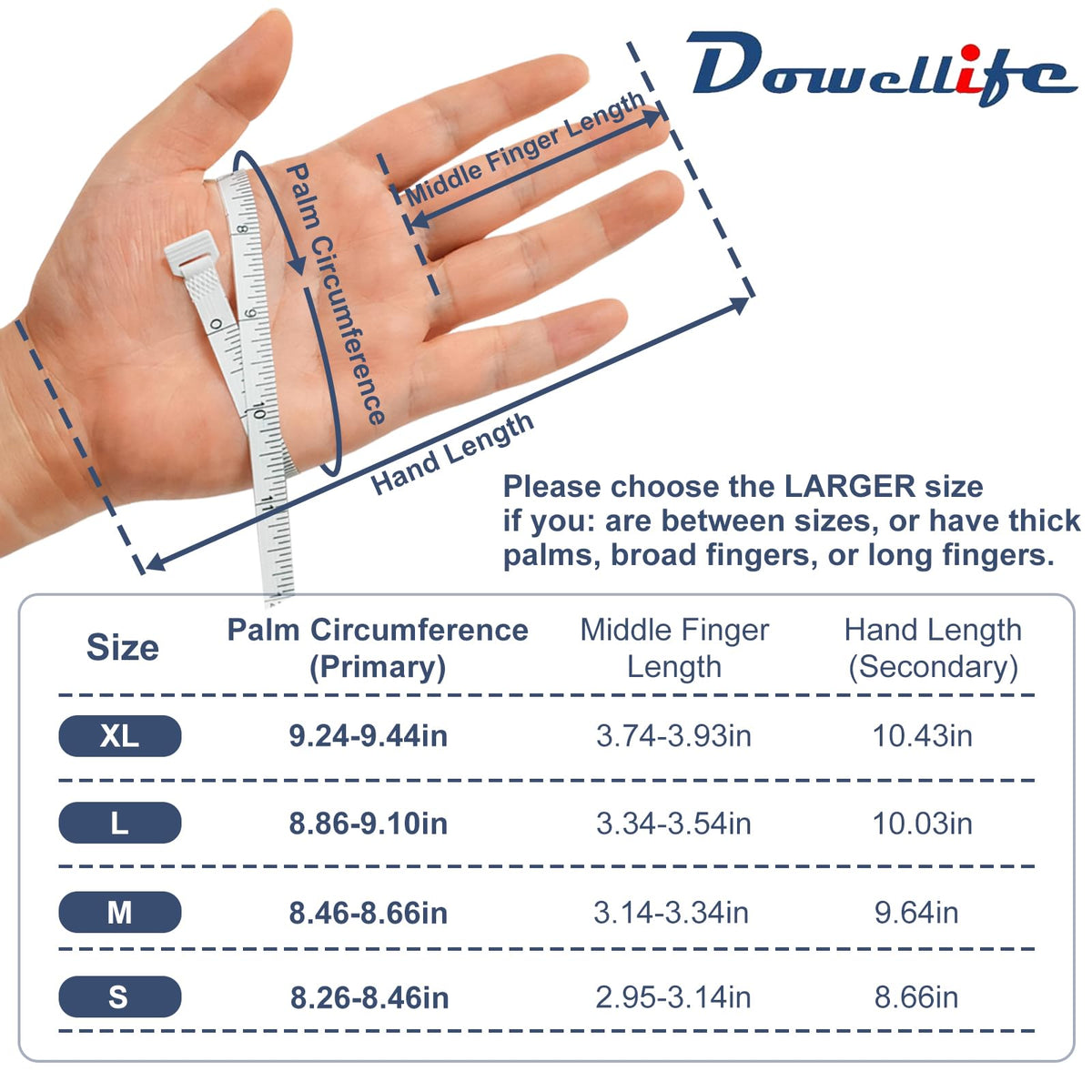 Dowellife Level 5 gloves suited for wood carving with a durable silicone coating.