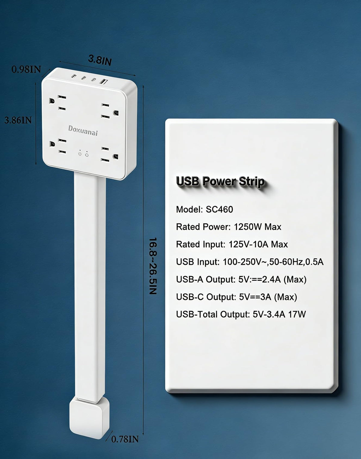 Doxuanai extender uses fire-resistant materials for added safety.