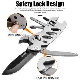 Dpnao Multitool Wrench ergonomic handle for comfortable use.