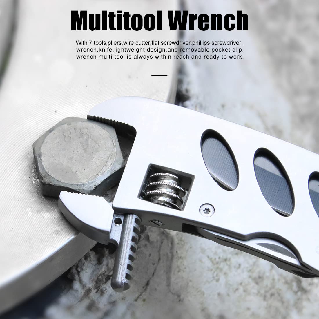 Dpnao Multitool Wrench flat screwdriver for simple on-site screw tasks.