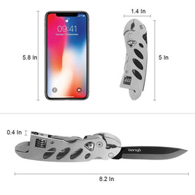 Dpnao Multitool Wrench pocket clip keeps tool within easy reach.