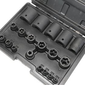 DPTOOL External Torx Plus socket set front view for versatile fastener work