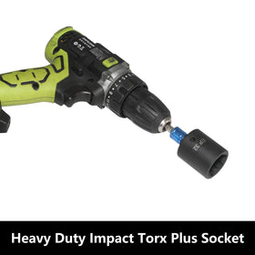 DPTOOL socket set in use with impact wrench showing durability