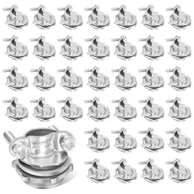 Dpwrrot 36-pack Romex connectors packaging showcasing durable zinc alloy finish.