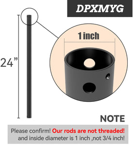 Closeup of DPXMYG unthreaded ends and sturdy metal build