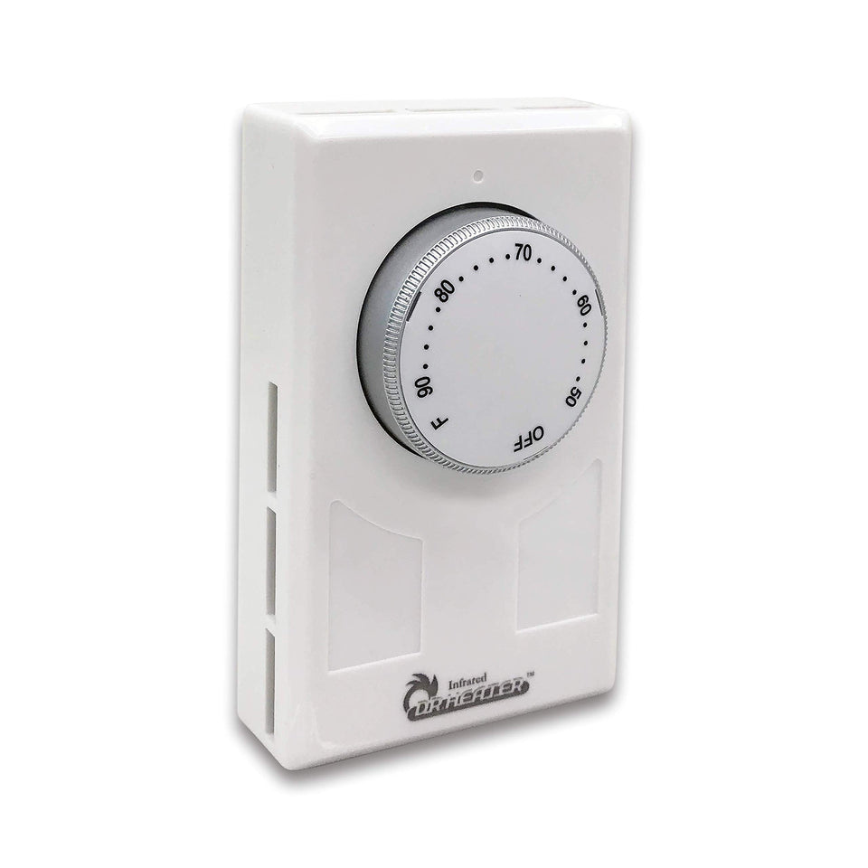 Dr. Infrared Heater DR-001 wall thermostat front view with large adjustment knob.