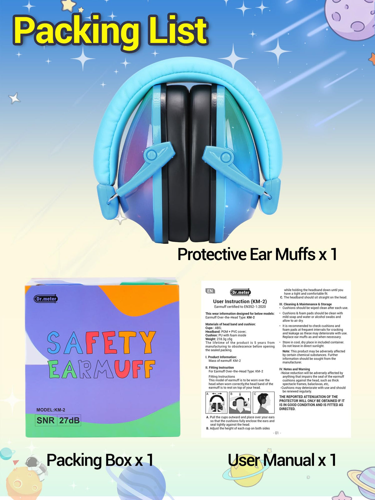 Dr.meter comfortable padding ensures less fatigue during events