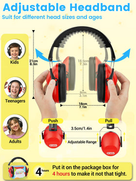 Dr.meter EM100 worn by a child for comfortable listening at events.