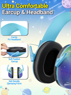 Dr.meter noise-cancelling headphones reduce loud sounds by 27.4 dB