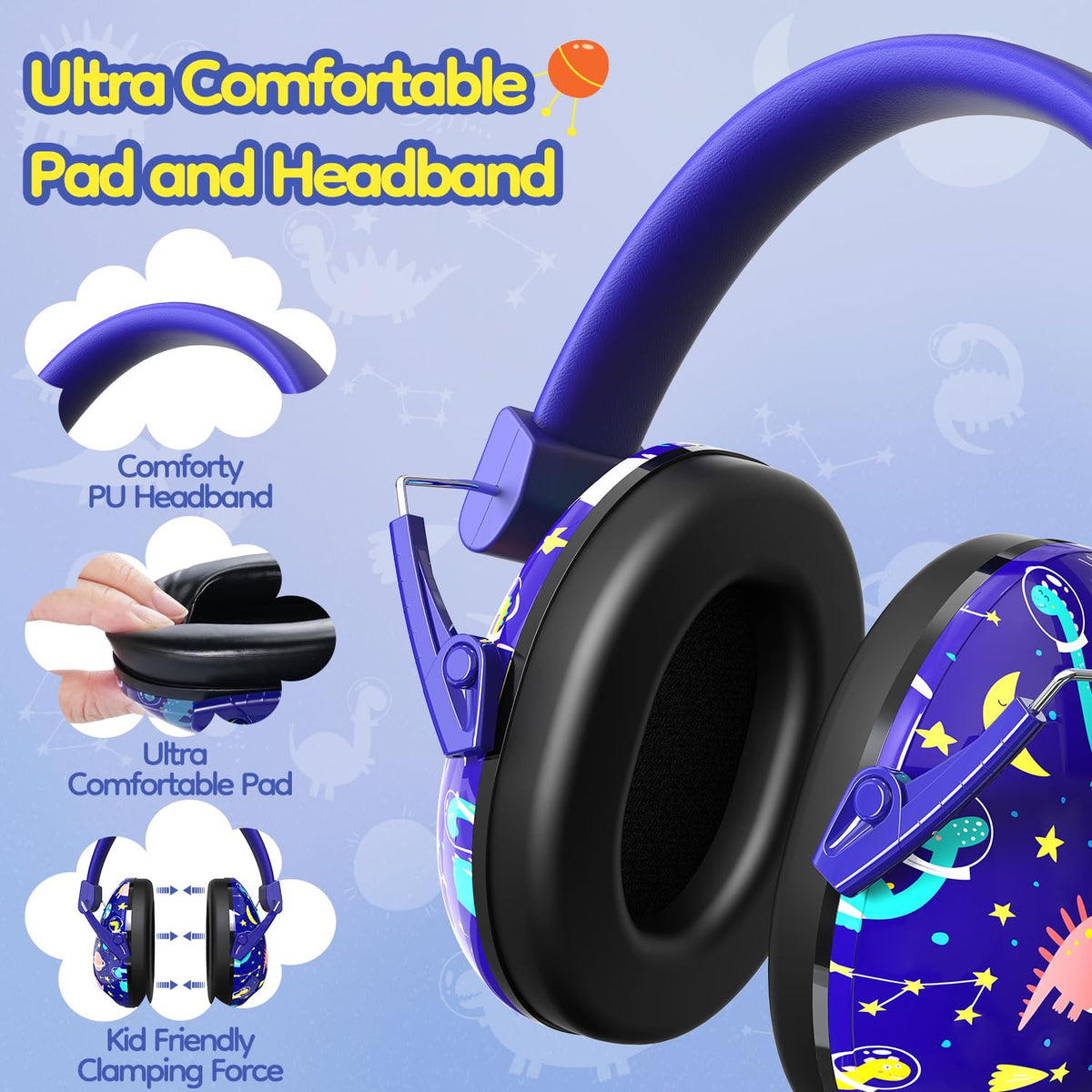 Dr.meter noise-cancelling headphones for adults offering versatile noise relief at events.