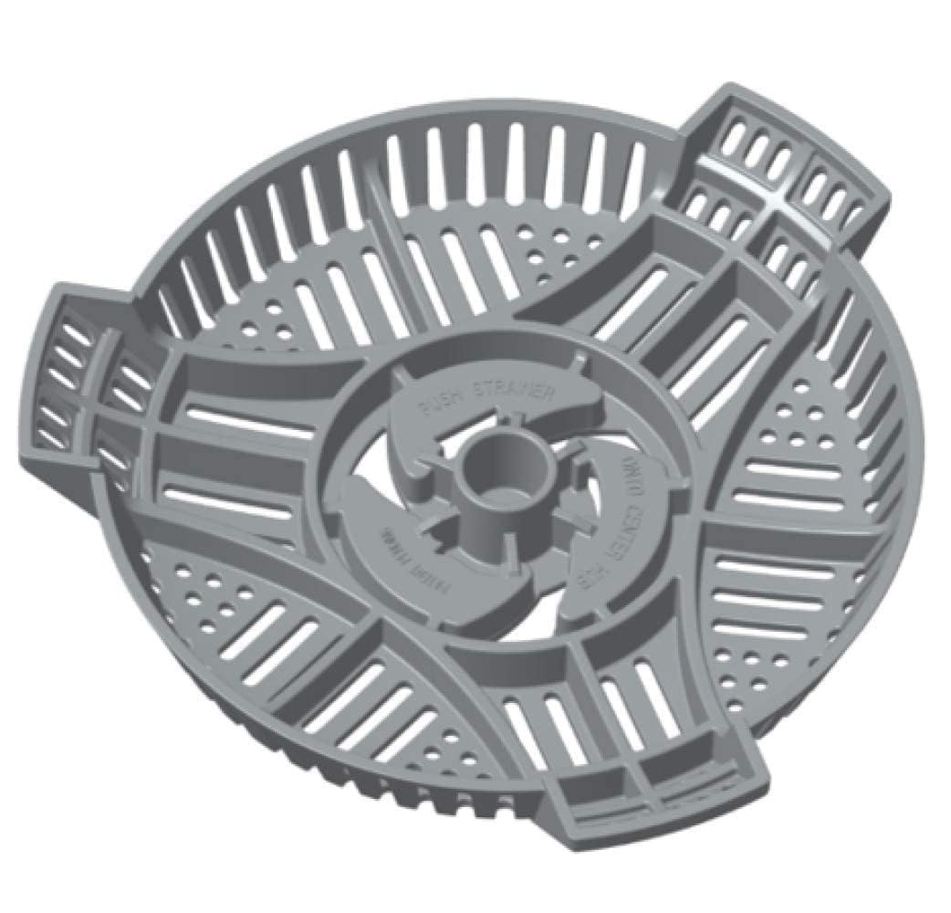 Drain Defender fits round drains up to 8.5 inches and square up to 6 inches