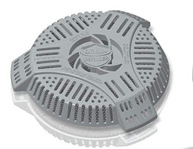 Drain Defender inner perforated screen catches fine particles before entry