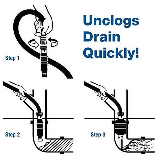 Drain King 750 enables water-powered clearing of main and outdoor sewer lines