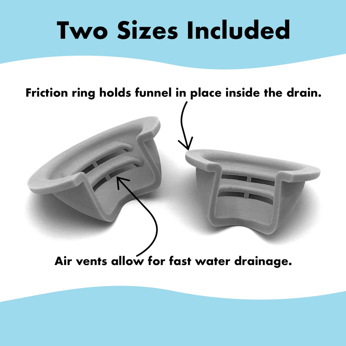 DrainFunnel product and packaging proudly made in the USA