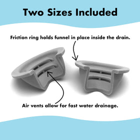 DrainFunnel product and packaging proudly made in the USA