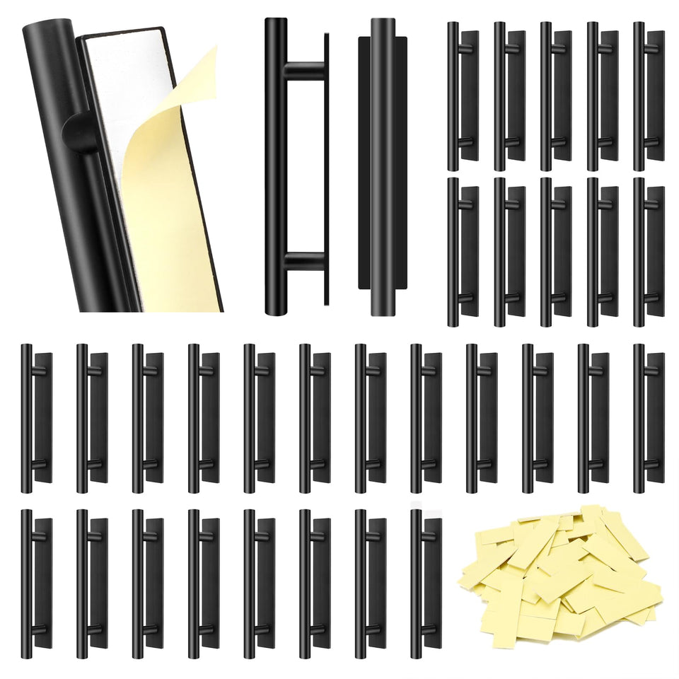 Draupnir self-stick push-pull helper adhesive cabinet handles ready for quick upgrades