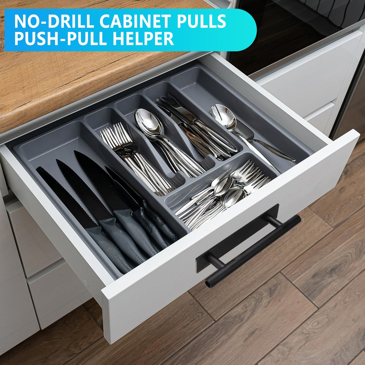 Draupnir versatile grip for drawers wardrobes and furniture