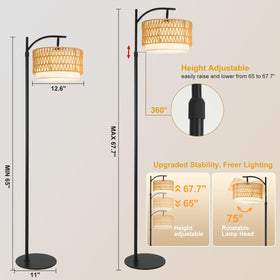 Drawncats height-adjustable pole fits sofas, beds, and desks