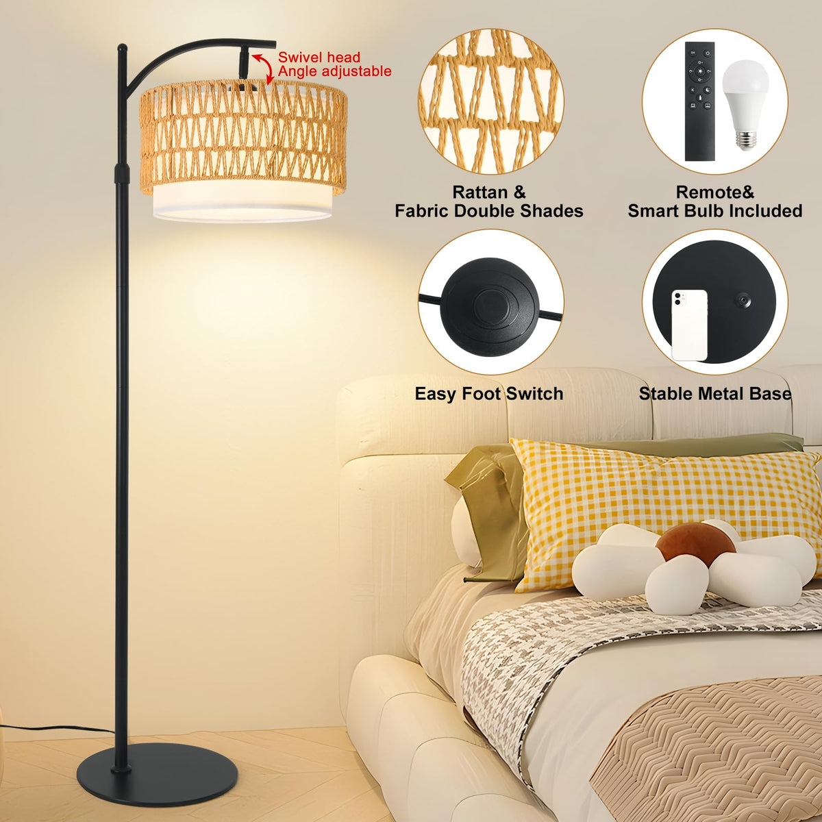 Drawncats smart lighting with remote control and seamless dimming